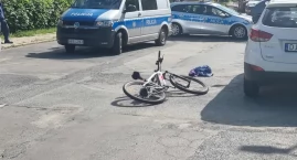 Młody rowerzysta zderzył się ze skuterem