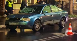 Potrącenie osoby pieszej na ulicy Sudeckiej