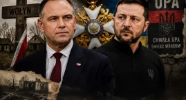 Karol Nawrocki odebrał Zełenskiemu Order Orła Białego
