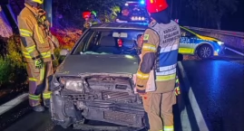 Auto z Czech rozbite na krajowej piątce. Na szczęści&hellip;