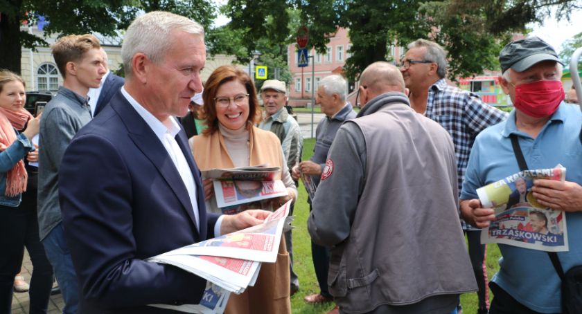 Małgorzata Kidawa-Błońska zabiegała o głosy dla Rafała Trzaskowskiego