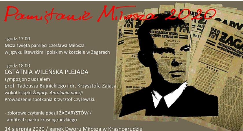 Pamiętanie Miłosza 2020