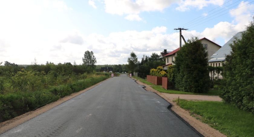 Nowe odcinki dróg w gminie Giby