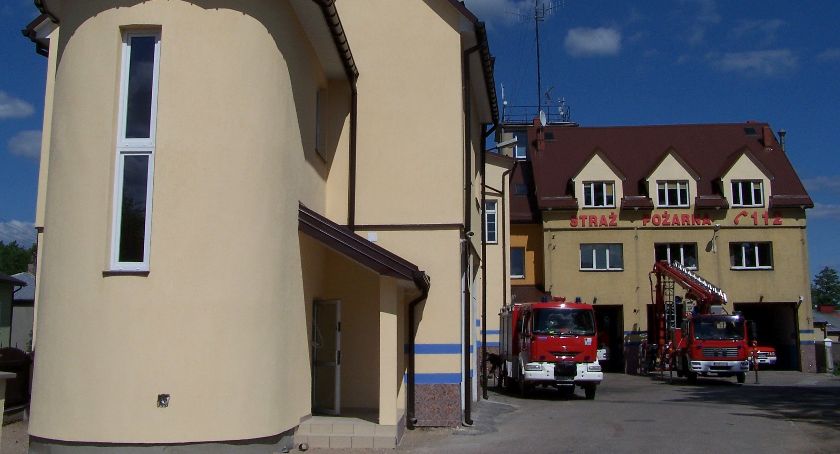 Pożar domu w Żłobinie