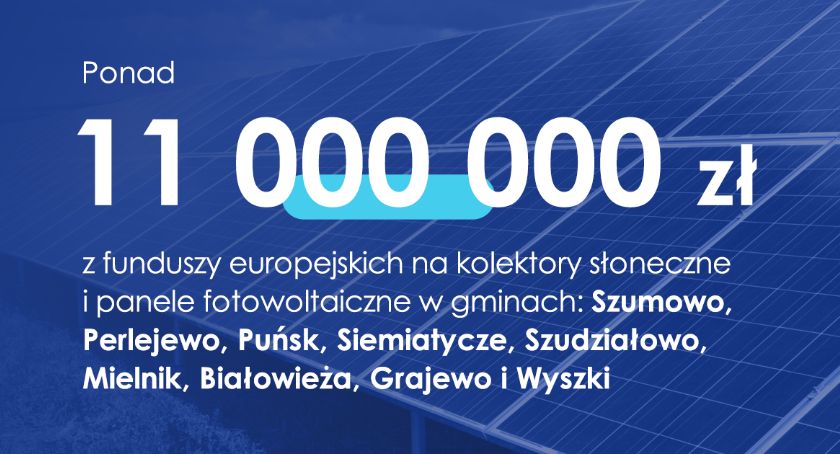 Energia ze słońca w gminie Puńsk