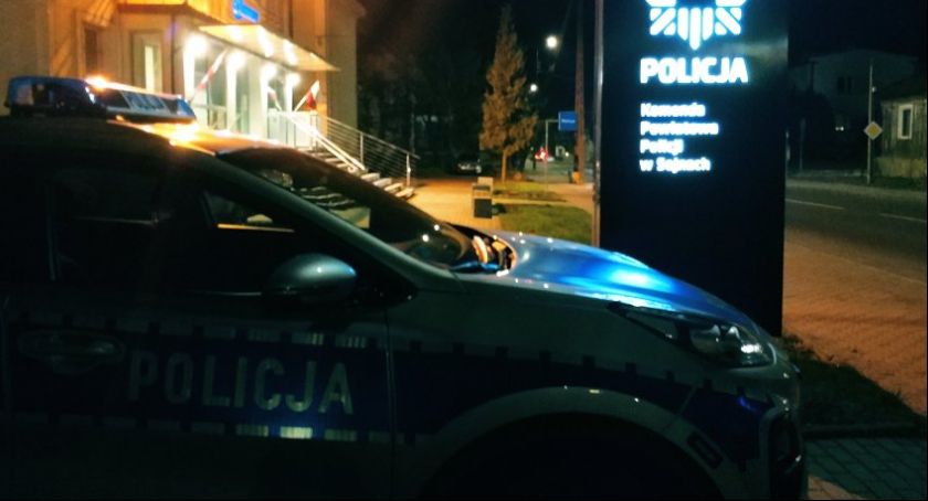 Pobity pod sejneńskim sklepem