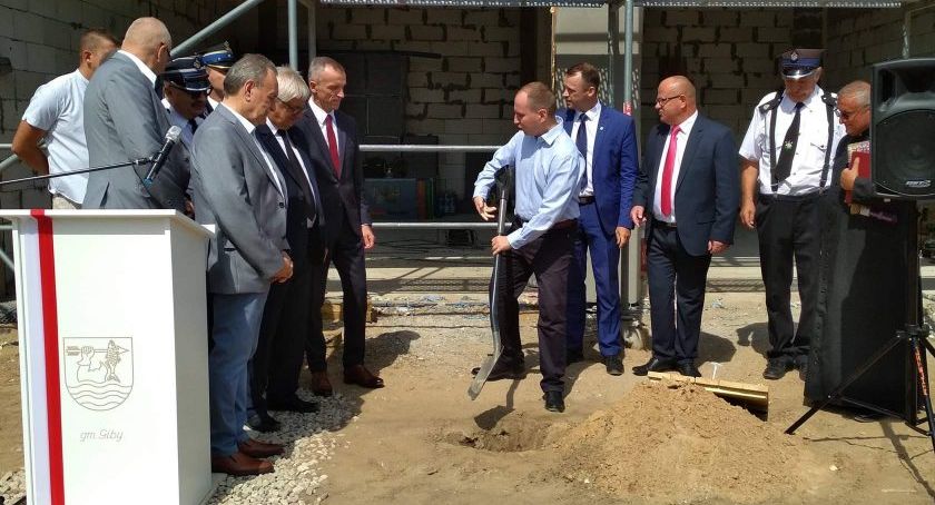Akt erekcyjny pod budowę remizy OSP Giby