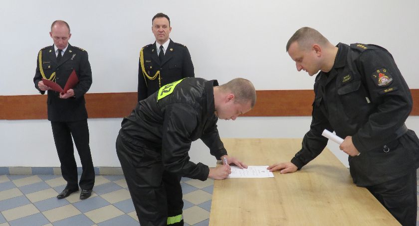 Nowy strażak złożył ślubowanie