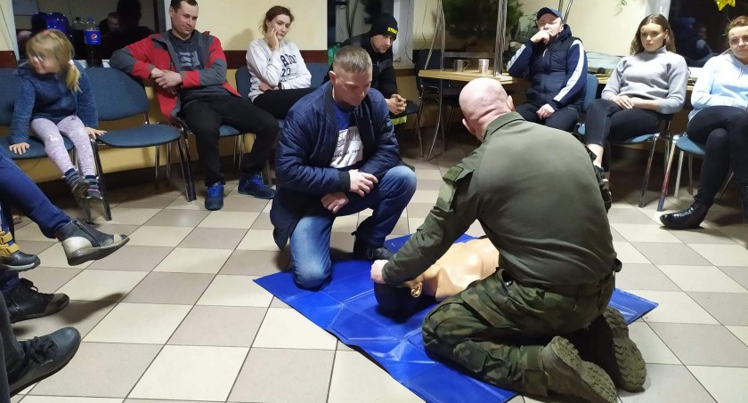 Ćwiczyli udzielanie pierwszej pomocy