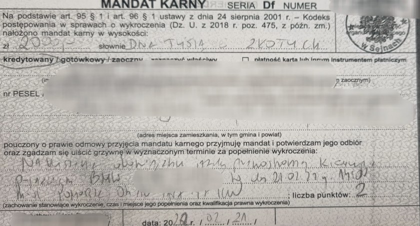 Jechał pod prąd krajówką 