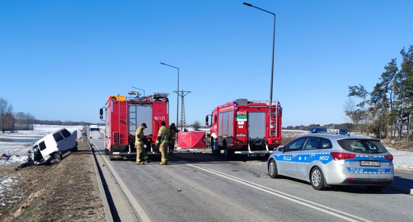 Tragiczny w skutkach wypadek samochodowy