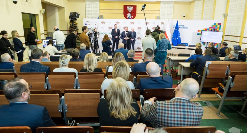 Ostatki unijne na drogę w gminie Krasnopol