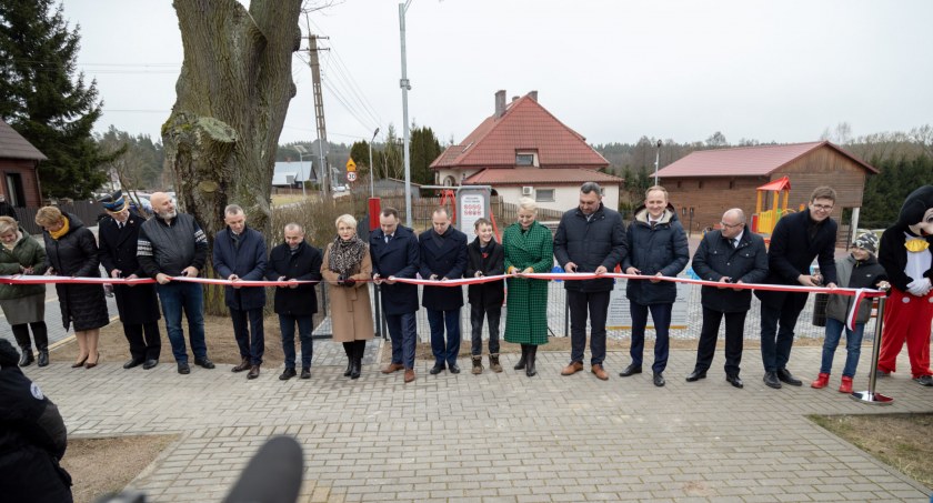 Otwarcie czterech inwestycji w gminie Giby