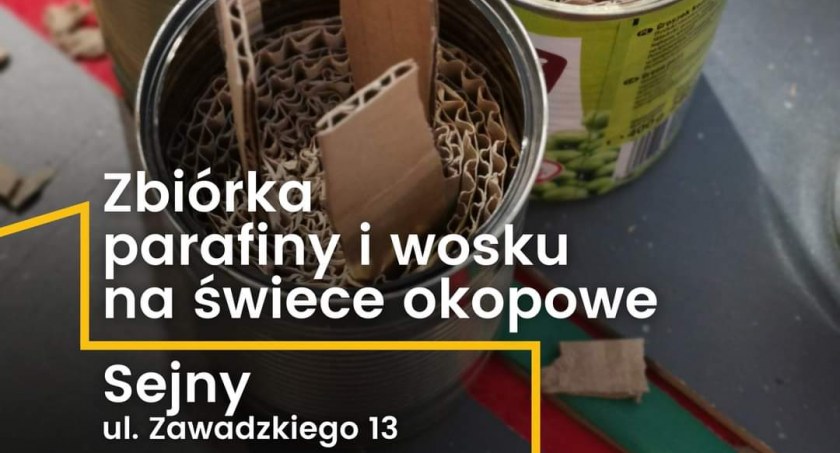 Zbiórka materiałów na świece okopowe