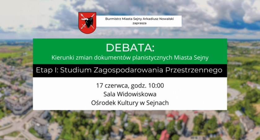 Debata w sprawie zagospodarowania przestrzeni miejskiej