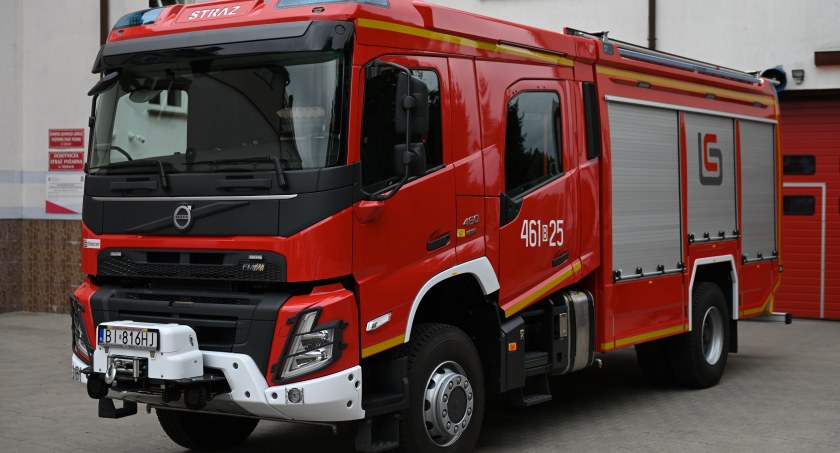 Nowe pożarnicze volvo w Sejnach