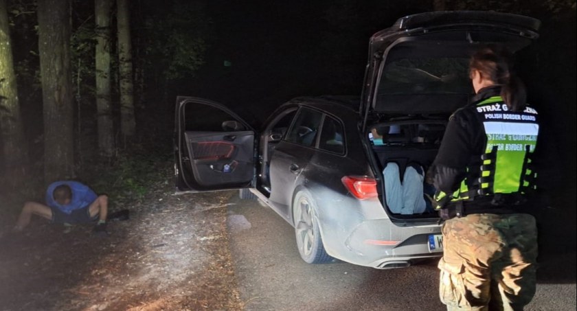 Wiózł Afgańczyków z Łotwy, wpadł w gminie Puńsk