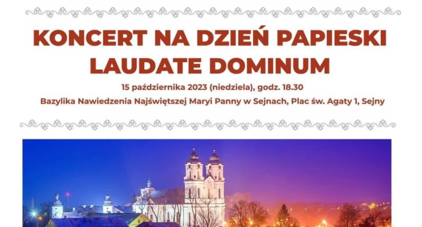 Koncert w Bazylice sejneńskiej
