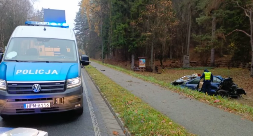 Wypadek na trasie Suwałki-Sejny