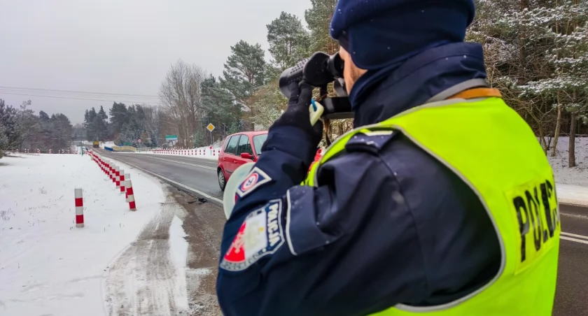Pędził w Sylwestra przez Giby