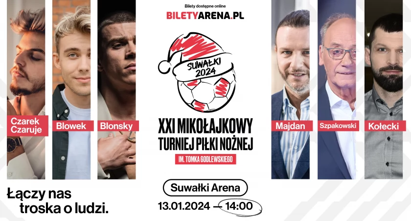 XXI Mikołajkowy Turniej Piłki Nożnej im. Tomka Godlewskiego w Suwałkach u udziałem gwiazd