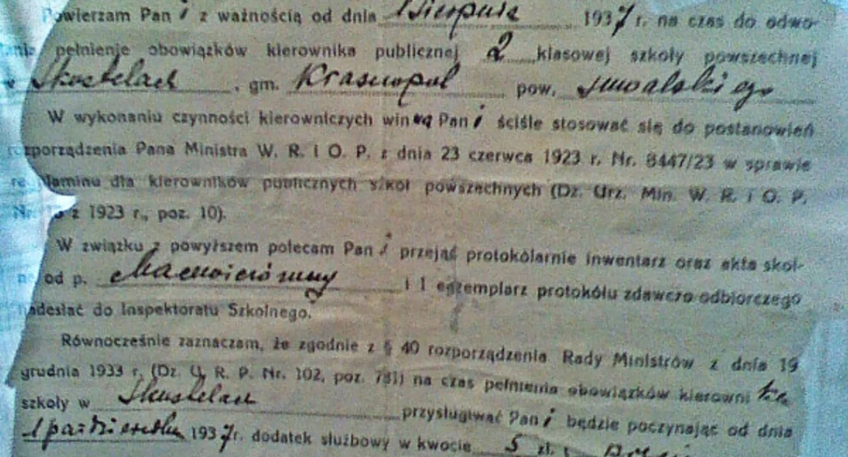 Pamiątka z Sejneńszczyzny znaleziona w Giżycku