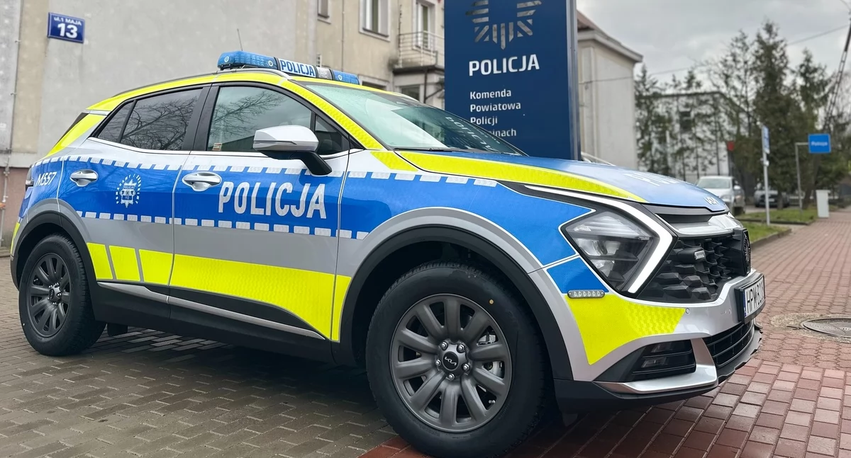 Nowy radiowóz sejneńskiej Policji 