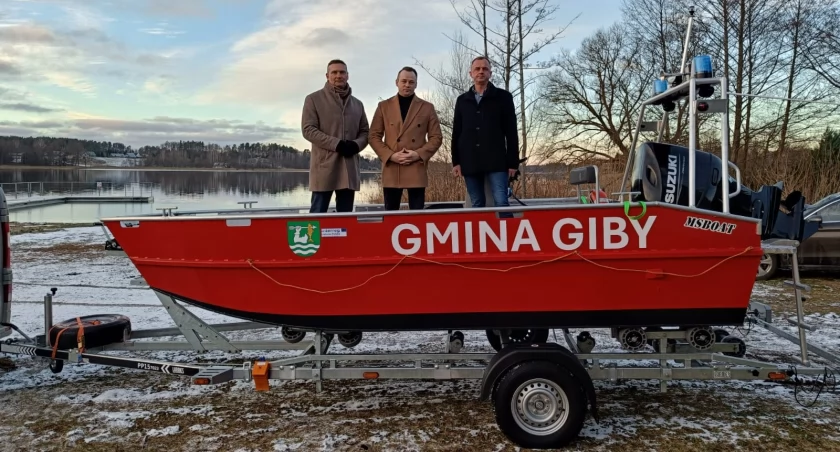 Gmina Giby inwestuje w bezpieczeństwo nad wodą