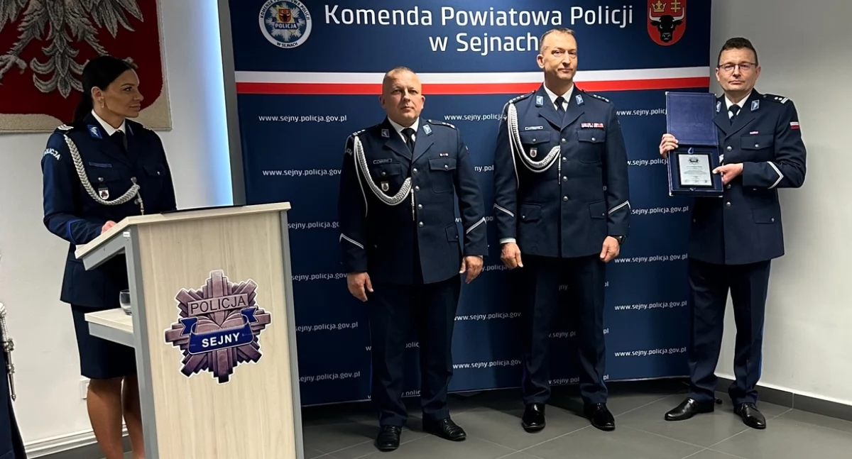 Zastępca komendanta Policji w Sejnach odszedł ze służby