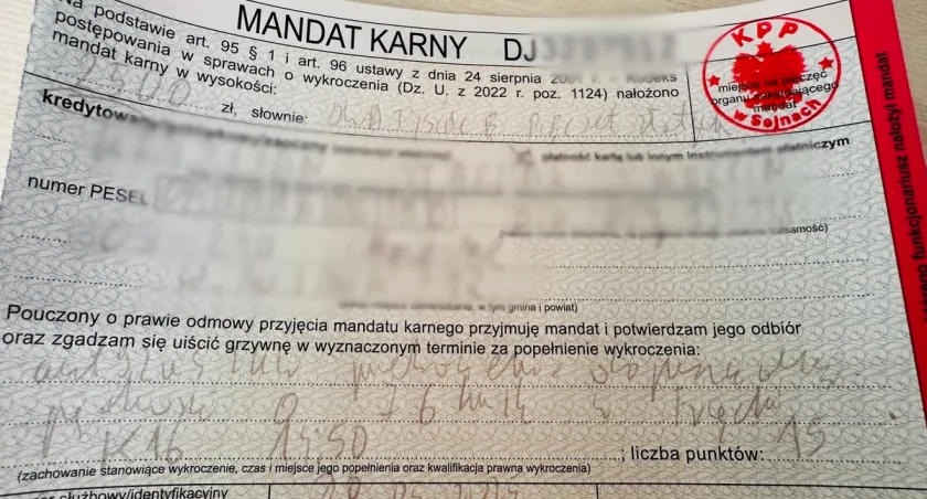 Stracił prawo jazdy, zyskał punkty karne
