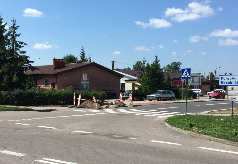 Przejście pod kałużą