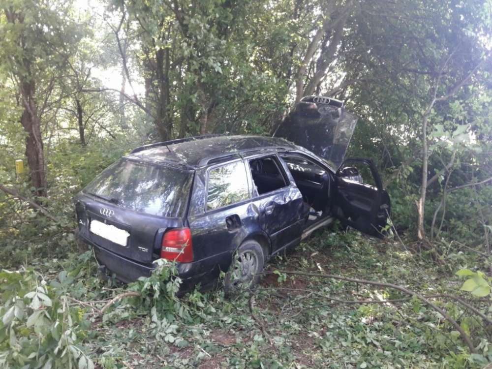 Wypadek drogowy w Macharcach