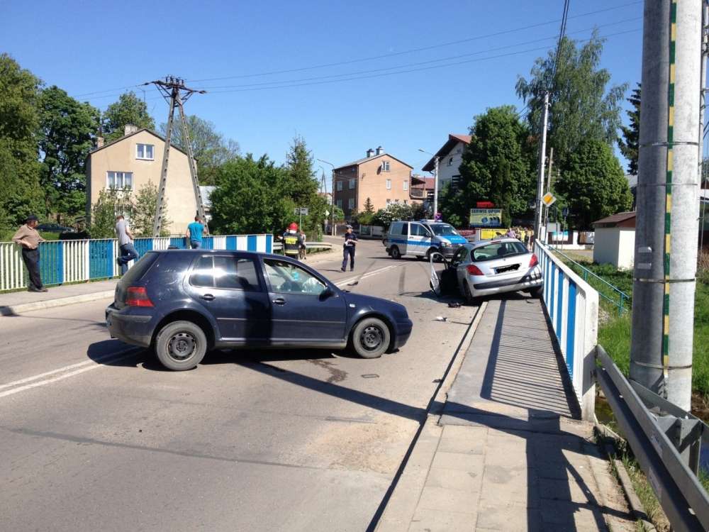 Wypadek na moście