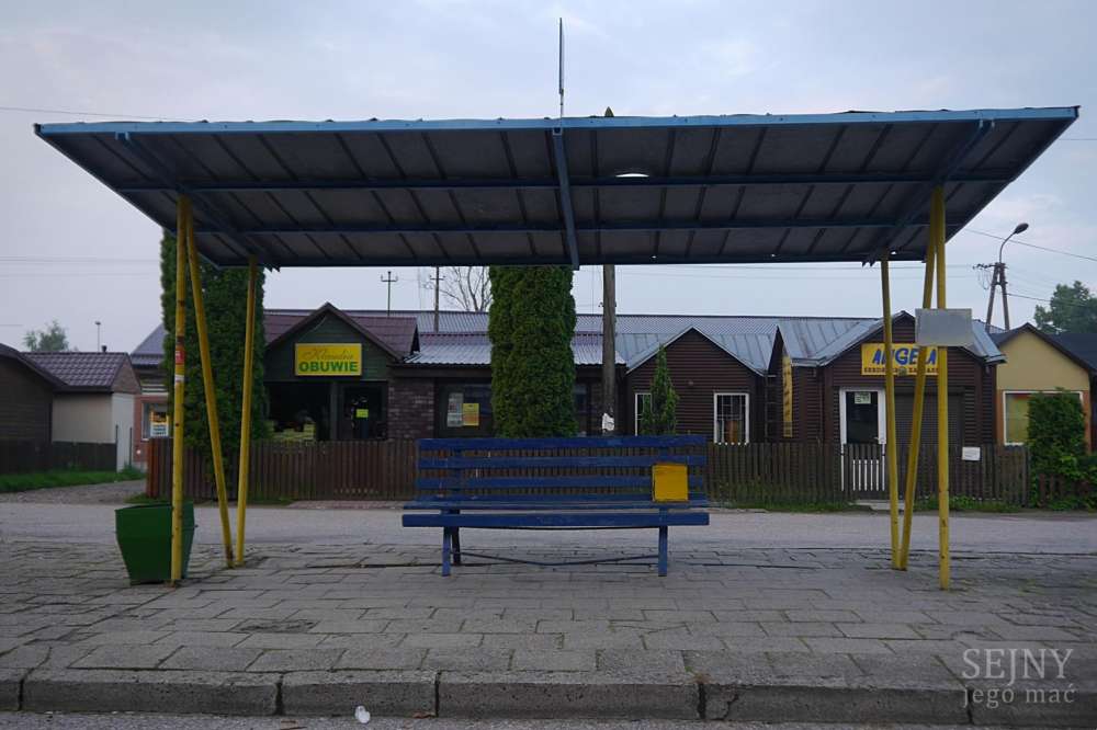 Nowy peron autobusowy w Sejnach