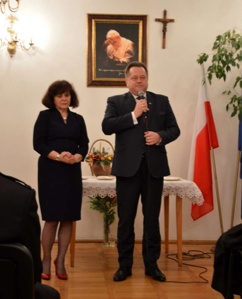 Spotkanie opłatkowe z ministrem Zielińskim