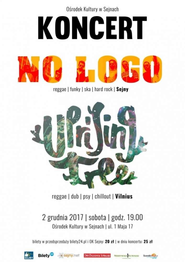 Koncert NO LOGO - Sejny i Uprising Tree - Vilnius