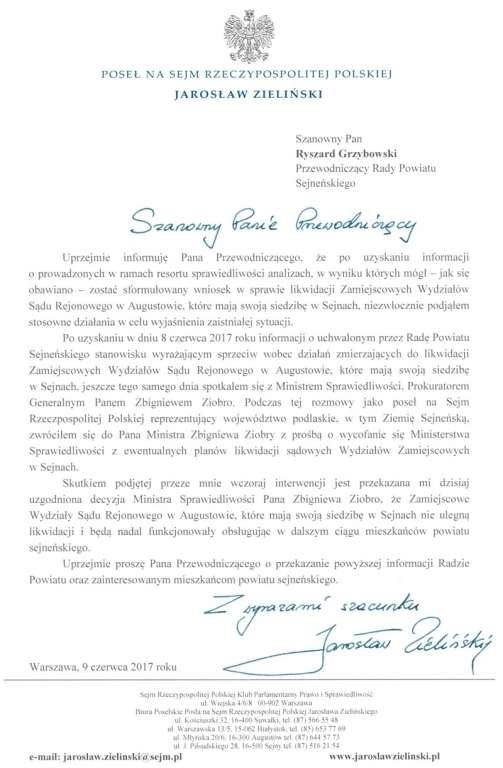 Sąd pozostanie w Sejnach