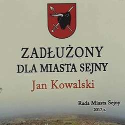Tytuł Zadłużony dla Miasta Sejny
