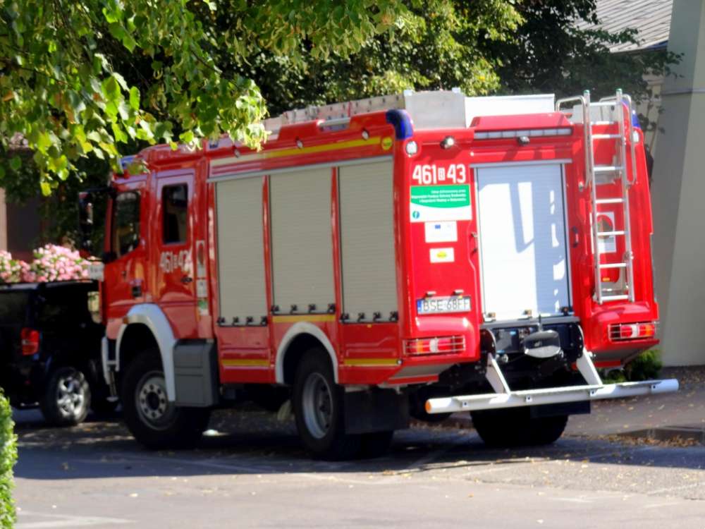 Pożar obory