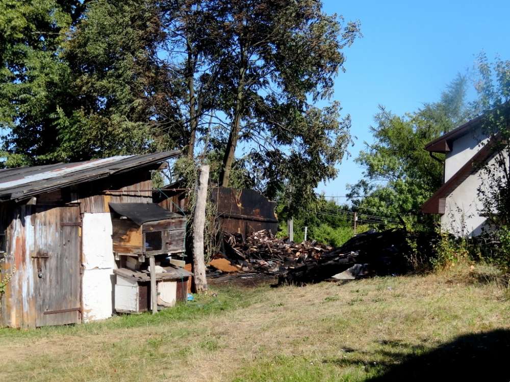 Płonął budynek