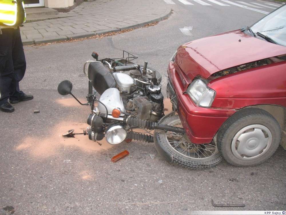 Wypadek w Sejnach (ZDJĘCIA)