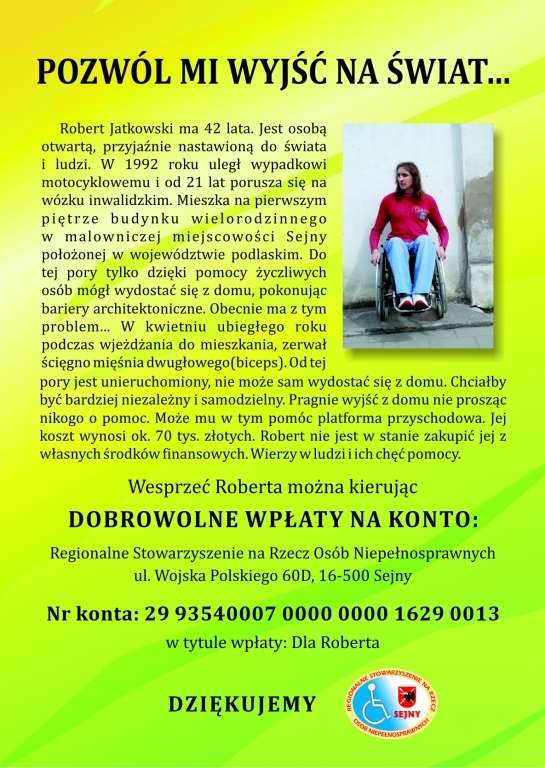 Winda dla Roberta coraz bliżej