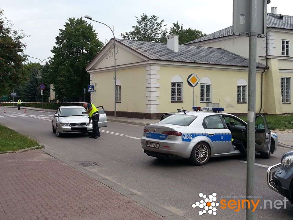 Wypadek w centrum