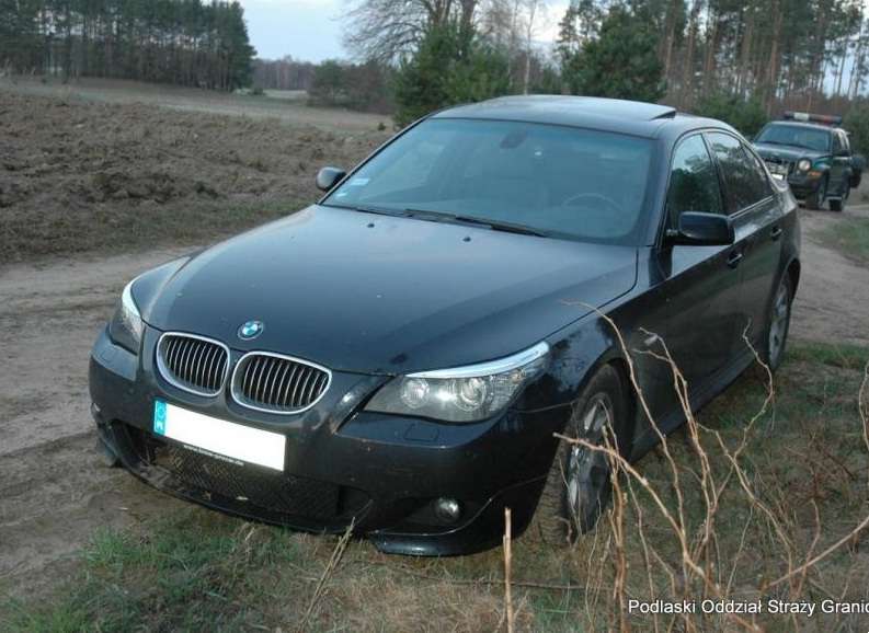 Uciekające BMW