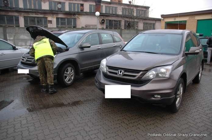 Dwie kradzione Hondy (FOTO)