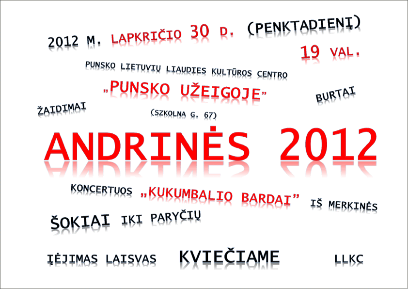 Andrzejki w Puńsku