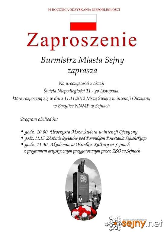 Uroczystości 11-go listopada