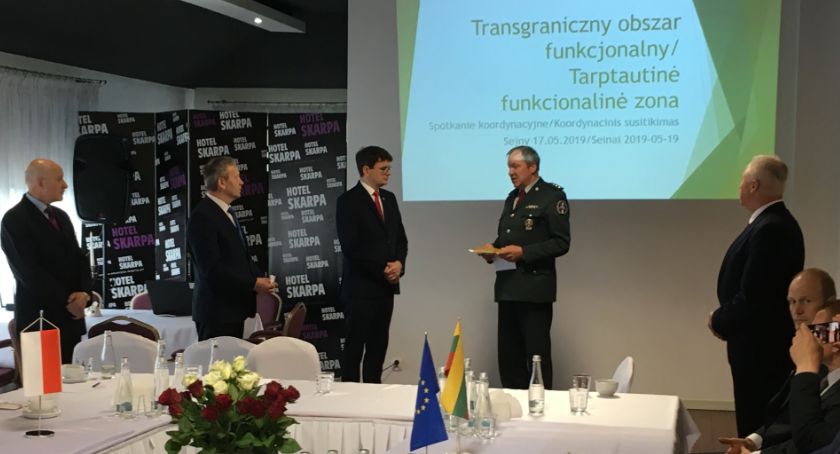 Burmistrz Sejn odznaczony przez Straż Graniczną Litwy