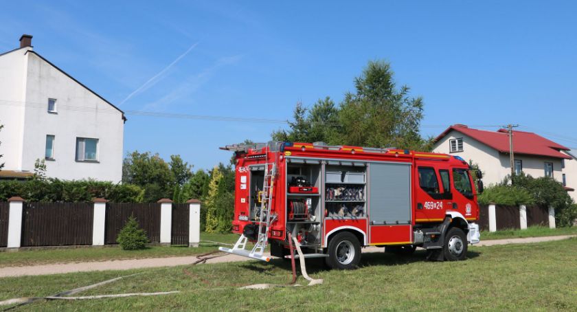 Pożar kotłowni w budynku agroturystycznym