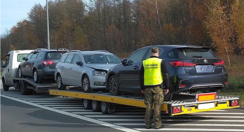 Kilkumiesięczny, kradziony lexus nie wyjechał na Litwę